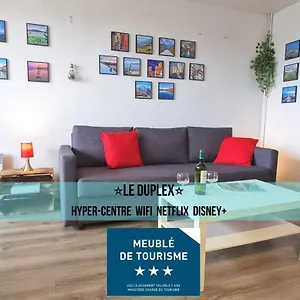  Apartamento Le Duplex - Hyper Centre - Gare - Wifi - Netflix - + Francia